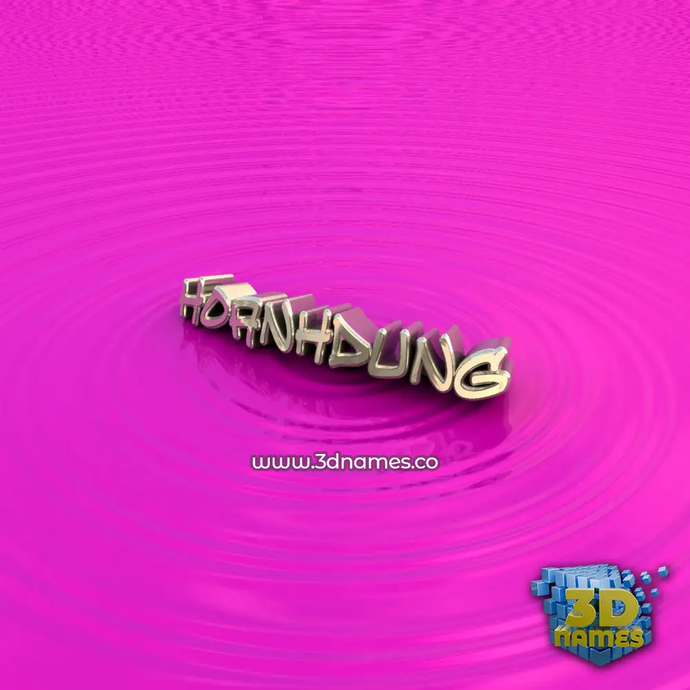 hoanhdung in Pink Graffiti style - 3D name wallpaper