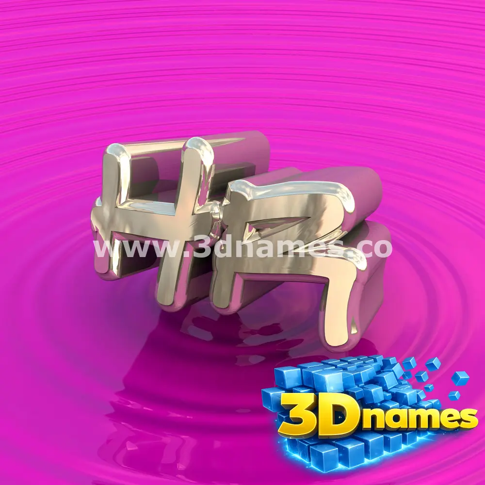 hr in Pink Graffiti style - 3D name wallpaper