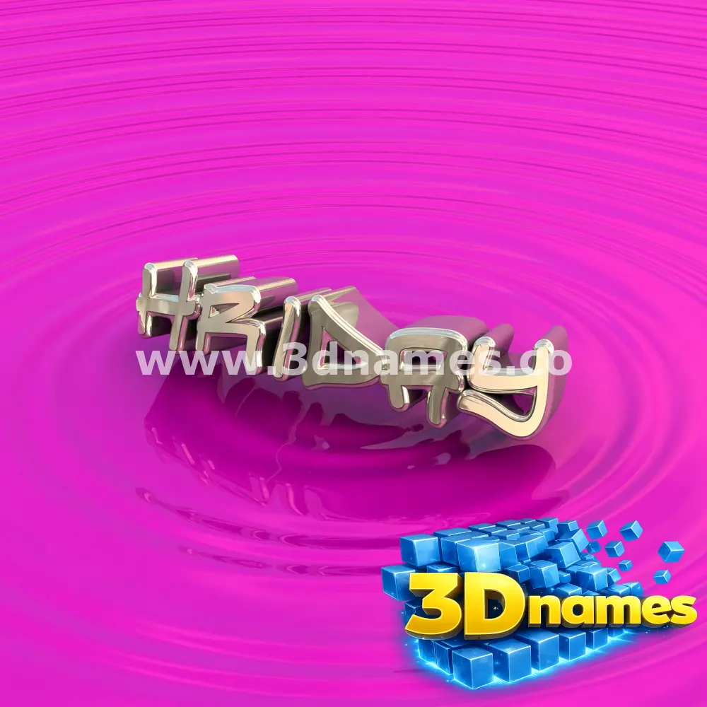 hriday in Pink Graffiti style - 3D name wallpaper