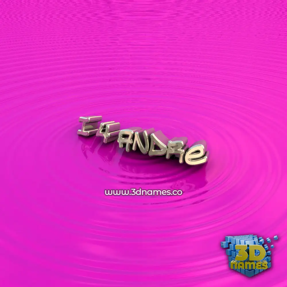 i 4 andre in Pink Graffiti style - 3D name wallpaper