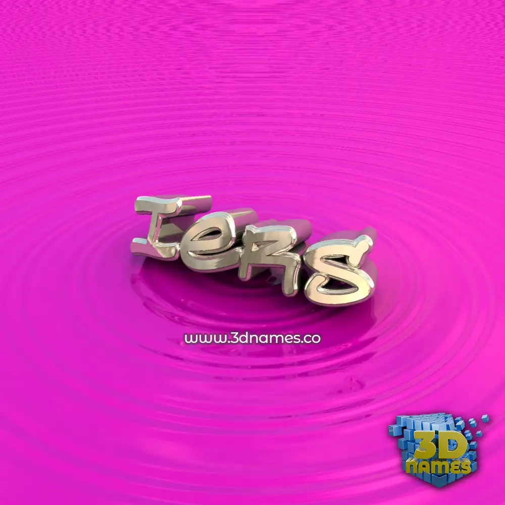 iers in Pink Graffiti style - 3D name wallpaper