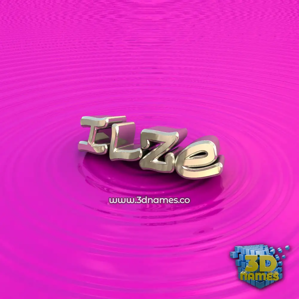 ilze in Pink Graffiti style - 3D name wallpaper