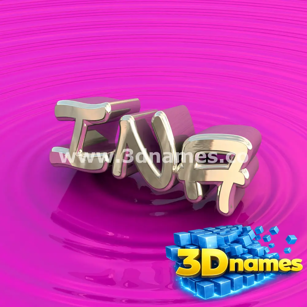 ina in Pink Graffiti style - 3D name wallpaper