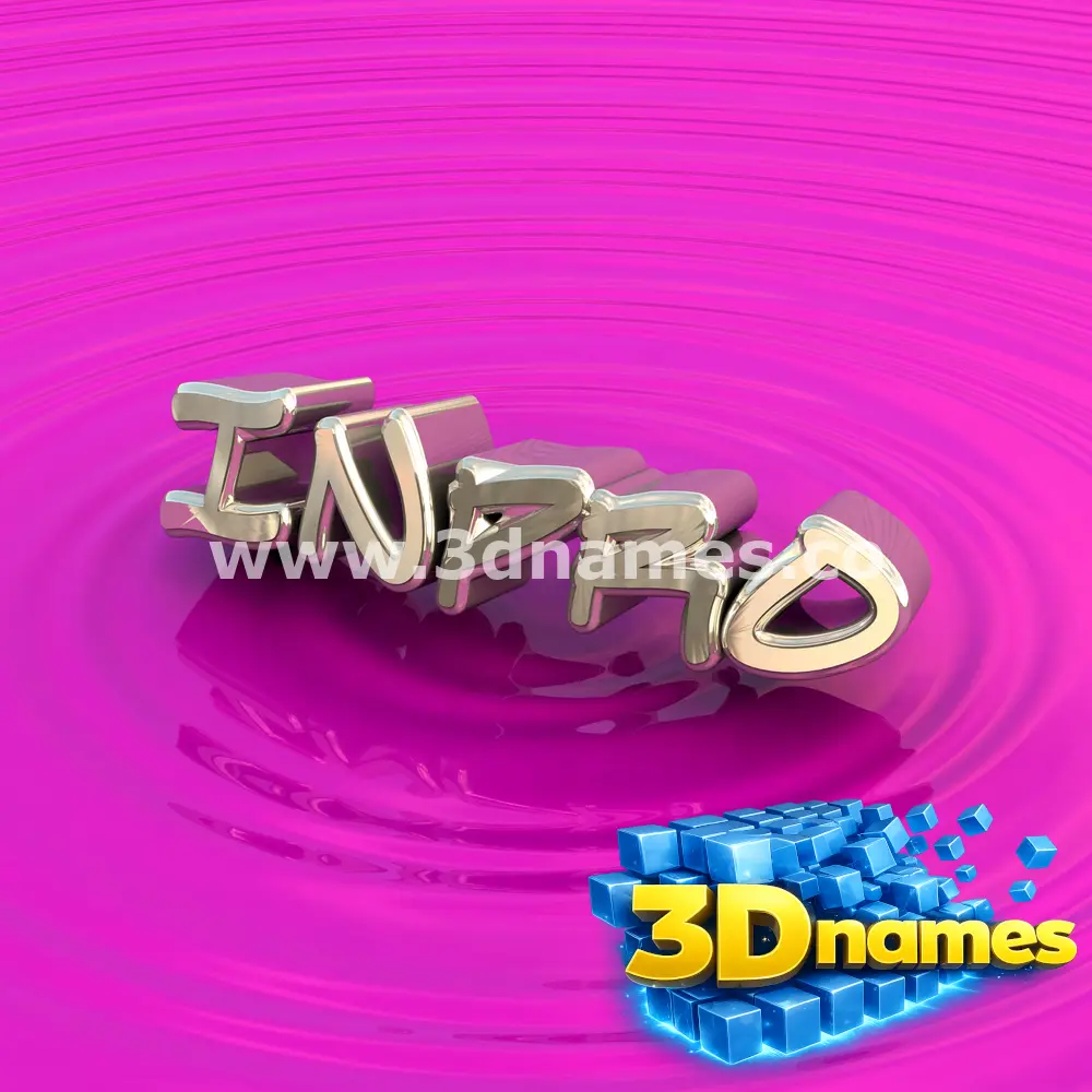 inpro in Pink Graffiti style - 3D name wallpaper