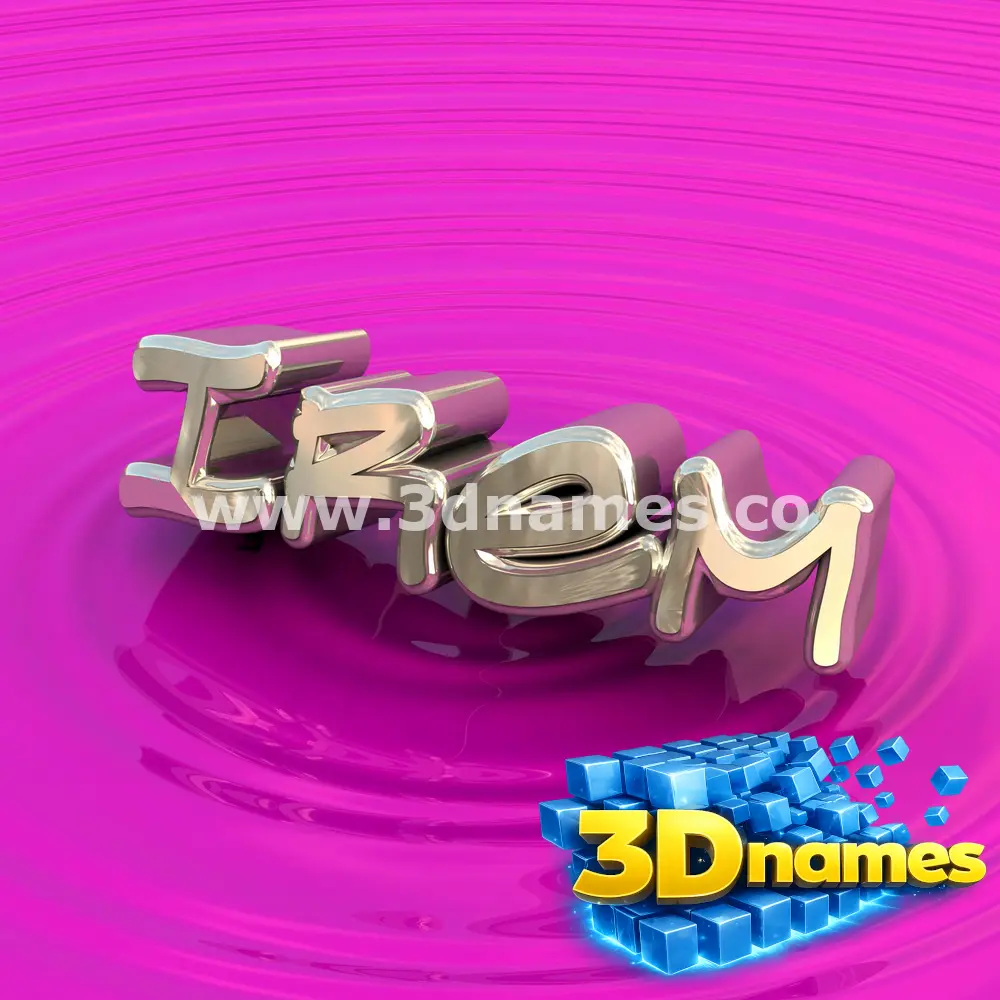 irem in Pink Graffiti style - 3D name wallpaper