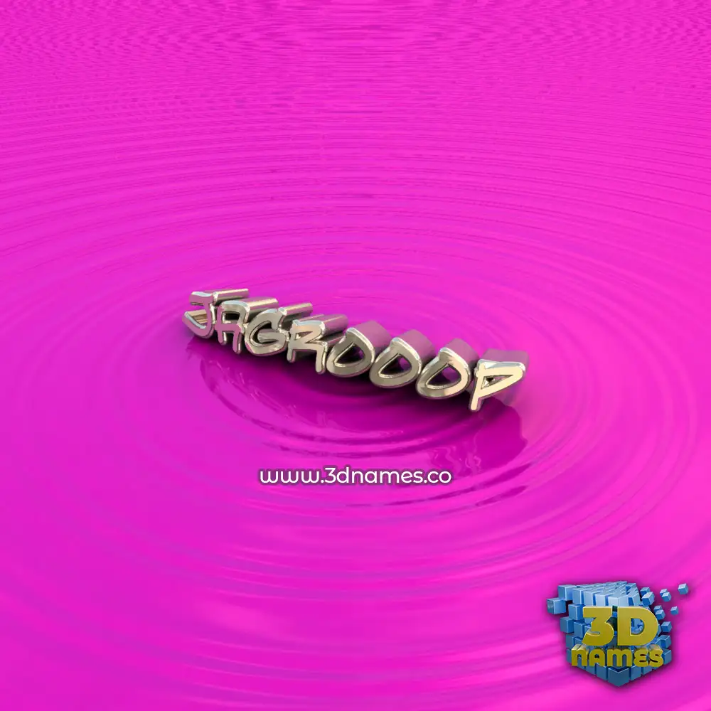 jagrooop in Pink Graffiti style - 3D name wallpaper