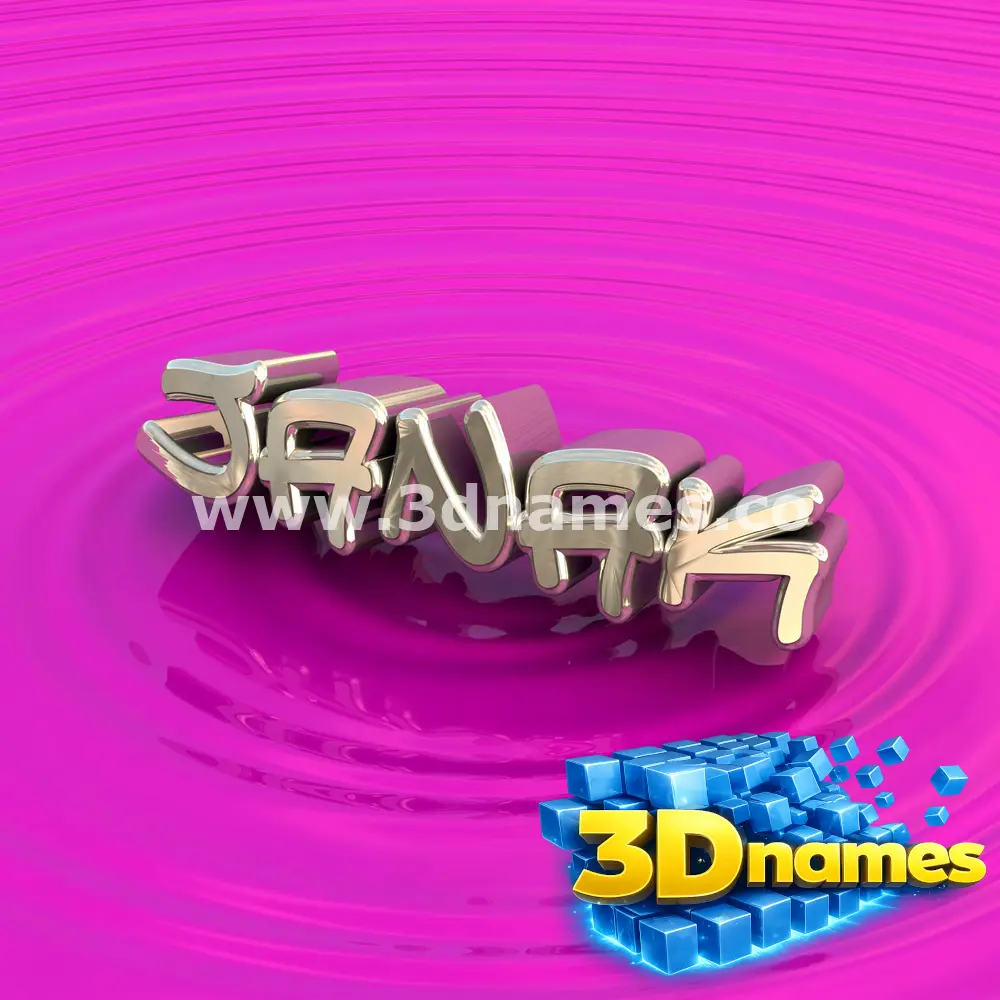 janak in Pink Graffiti style - 3D name wallpaper