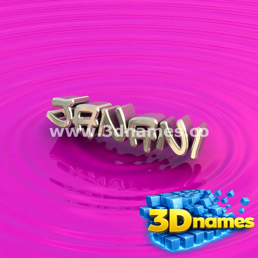 janani in Pink Graffiti style - 3D name wallpaper