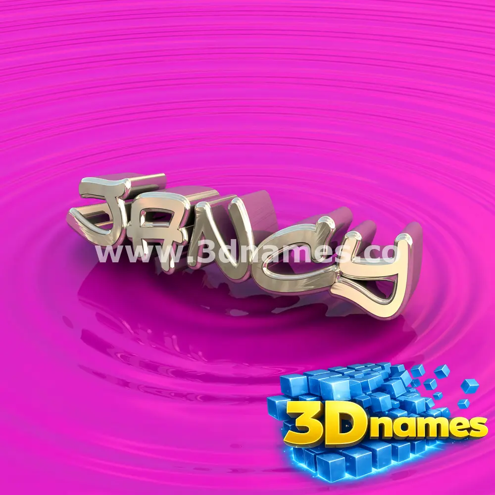 jancy in Pink Graffiti style - 3D name wallpaper