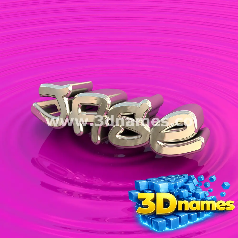 jase in Pink Graffiti style - 3D name wallpaper