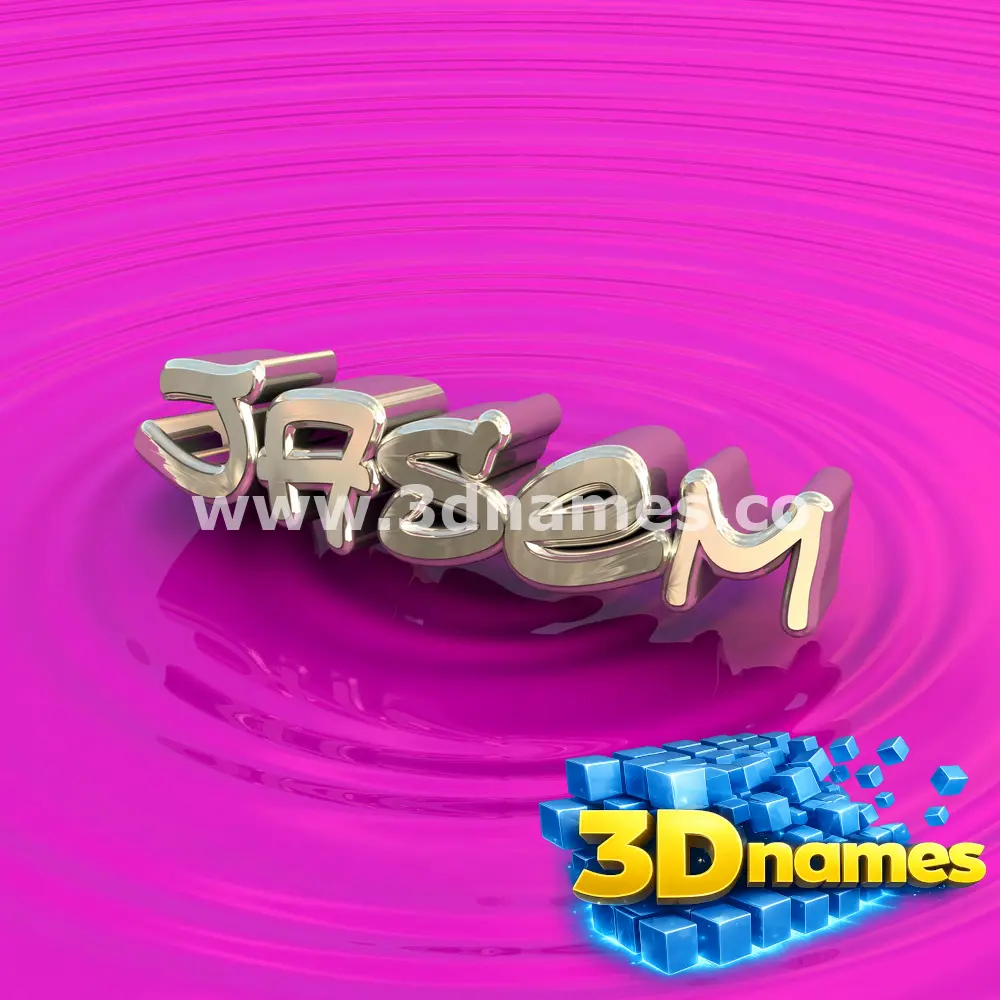 jasem in Pink Graffiti style - 3D name wallpaper