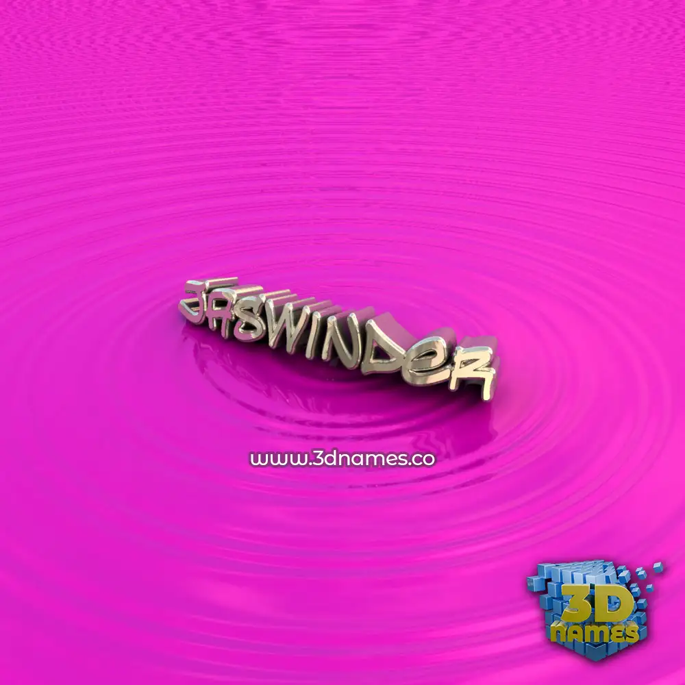 jaswinder in Pink Graffiti style - 3D name wallpaper