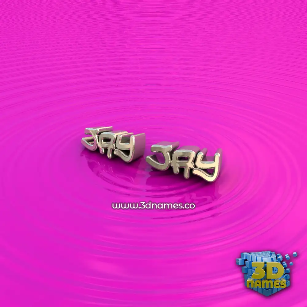 jay jay in Pink Graffiti style - 3D name wallpaper