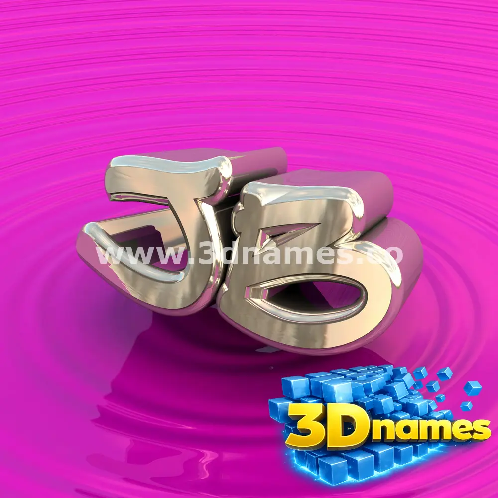 jb in Pink Graffiti style - 3D name wallpaper