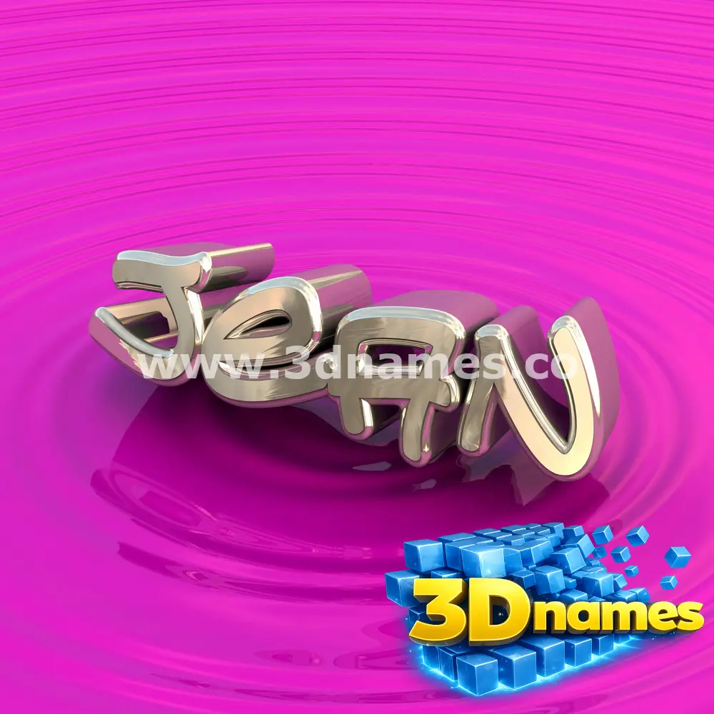 jean in Pink Graffiti style - 3D name wallpaper