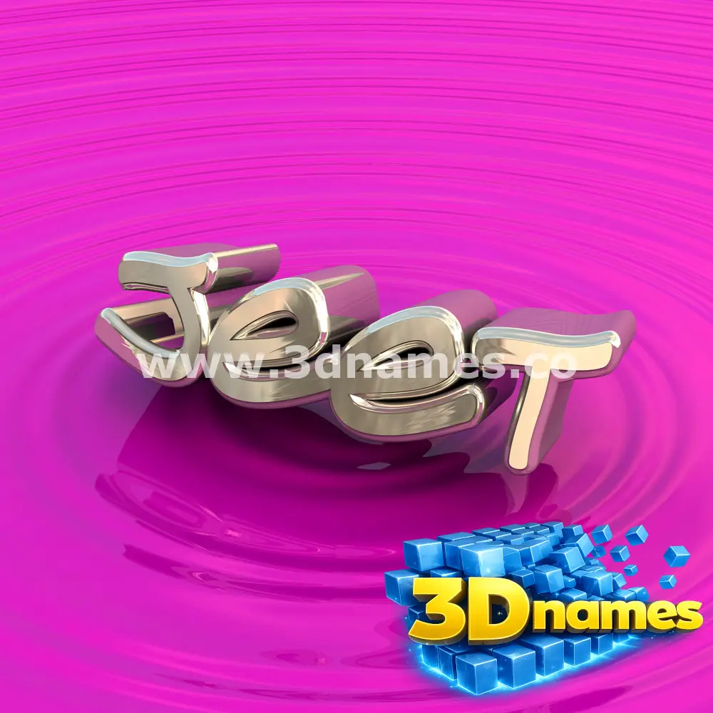 jeet in Pink Graffiti style - 3D name wallpaper