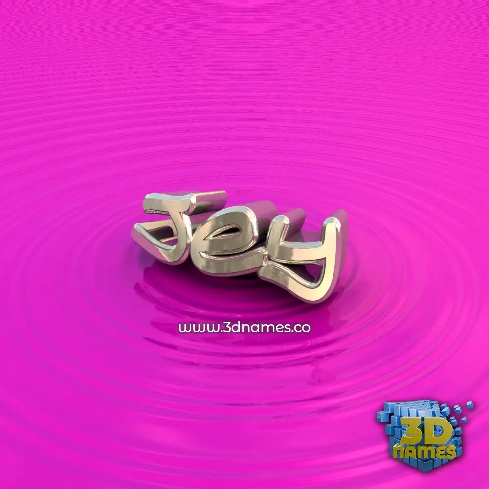 jey in Pink Graffiti style - 3D name wallpaper
