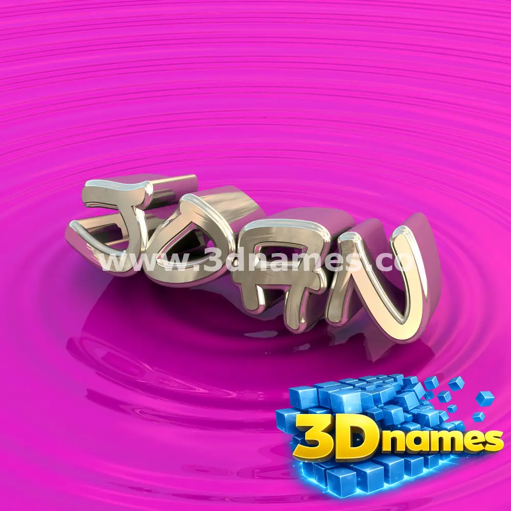 joan in Pink Graffiti style - 3D name wallpaper