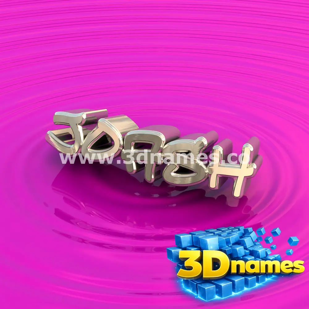 joash in Pink Graffiti style - 3D name wallpaper