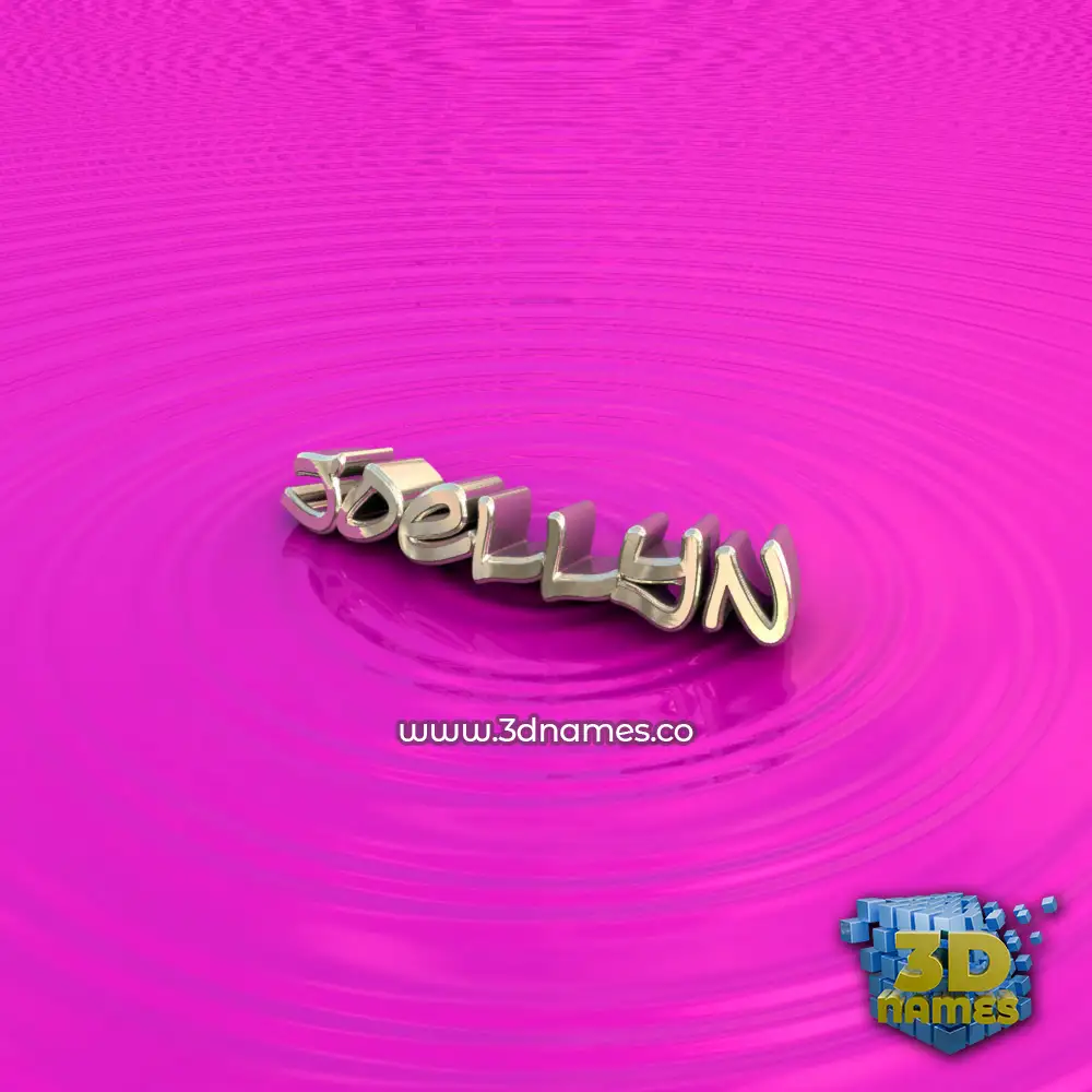 joellyn in Pink Graffiti style - 3D name wallpaper