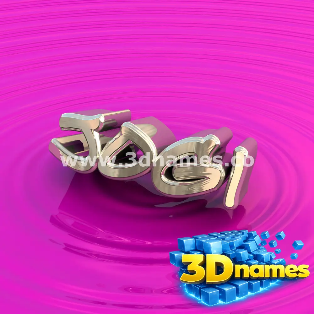 jogi in Pink Graffiti style - 3D name wallpaper