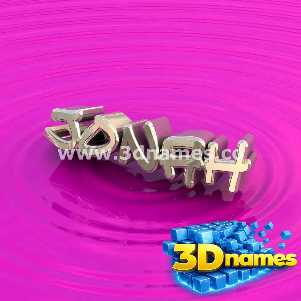 jonah in Pink Graffiti style - 3D name wallpaper
