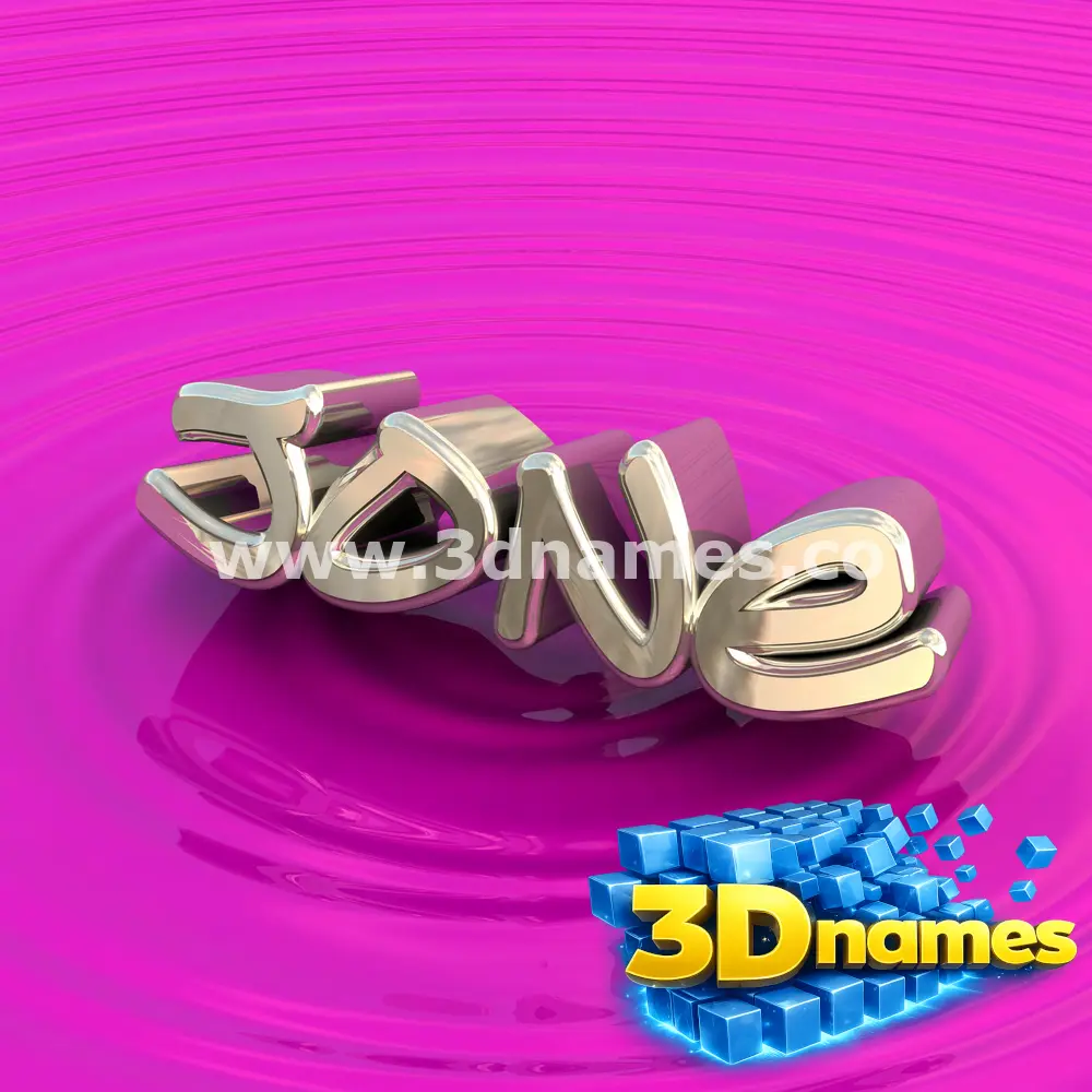 jone in Pink Graffiti style - 3D name wallpaper