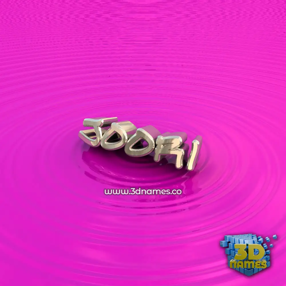 joori in Pink Graffiti style - 3D name wallpaper