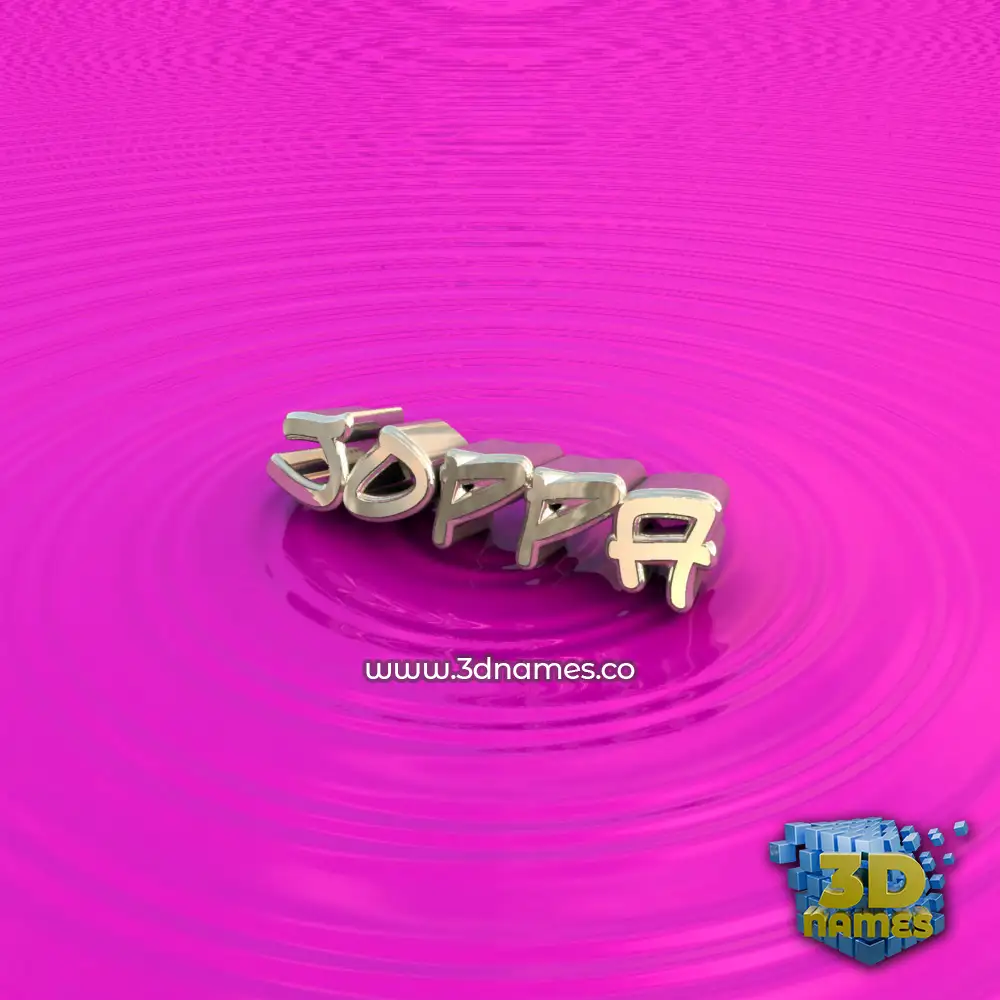 joppa in Pink Graffiti style - 3D name wallpaper