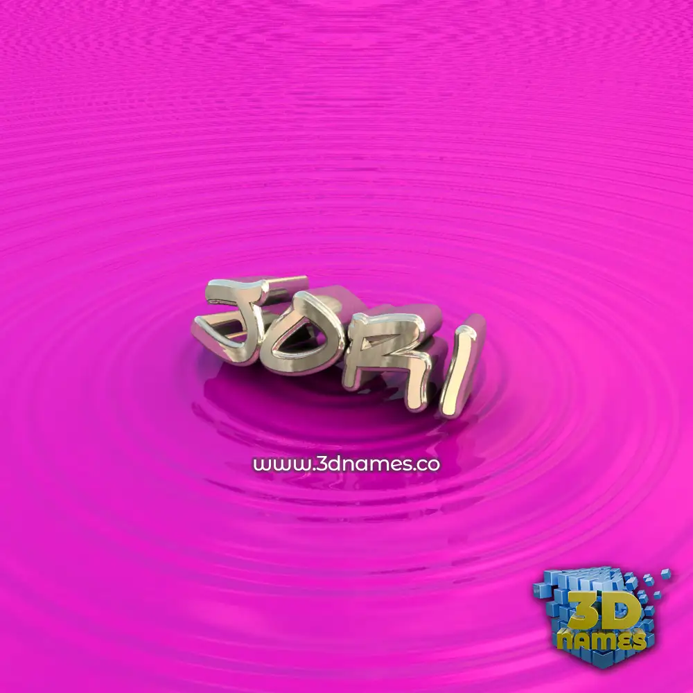 jori in Pink Graffiti style - 3D name wallpaper