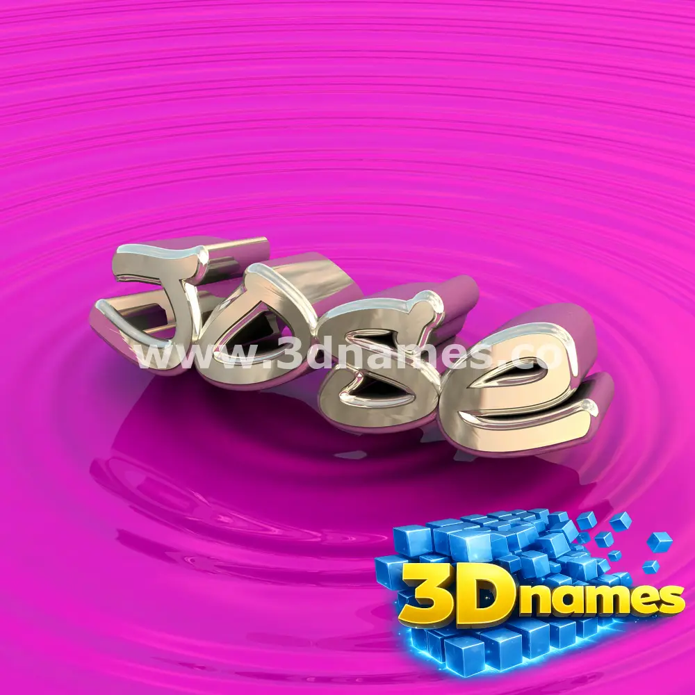 jose in Pink Graffiti style - 3D name wallpaper