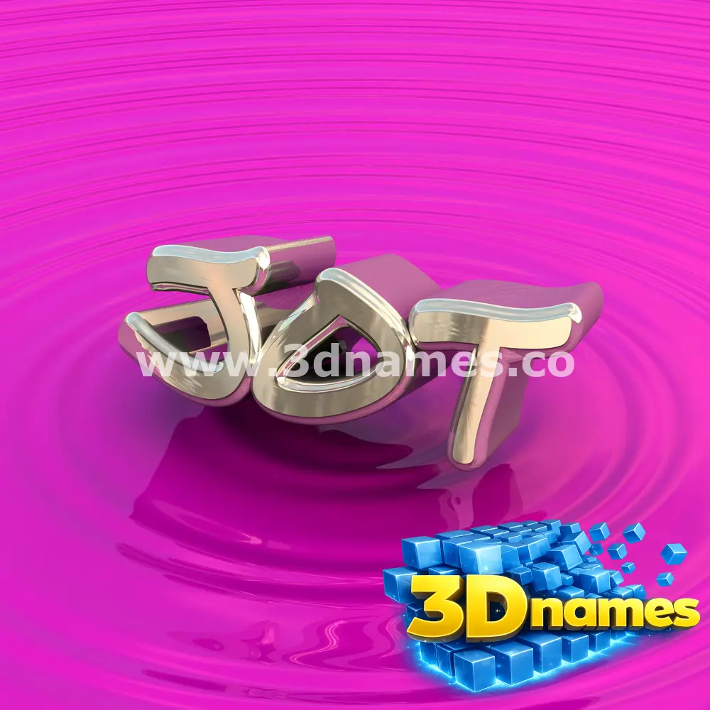 jot in Pink Graffiti style - 3D name wallpaper