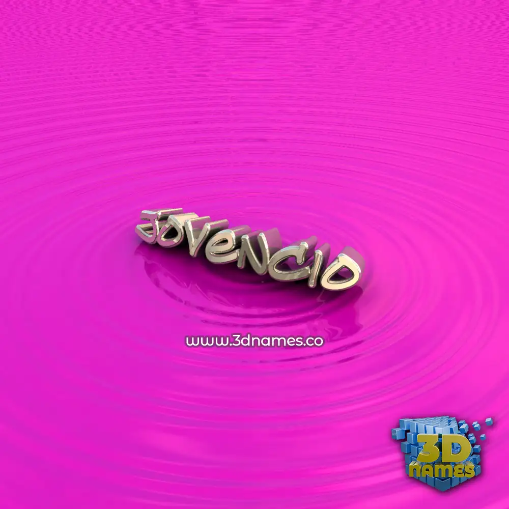 jovencio in Pink Graffiti style - 3D name wallpaper