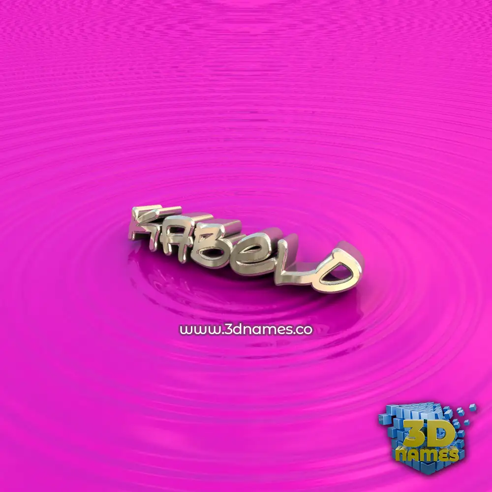 kabelo in Pink Graffiti style - 3D name wallpaper