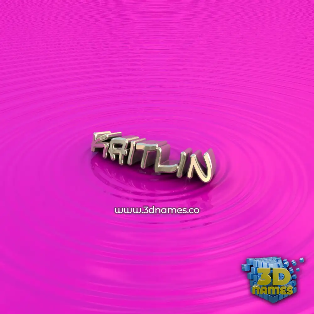 kaitlin in Pink Graffiti style - 3D name wallpaper