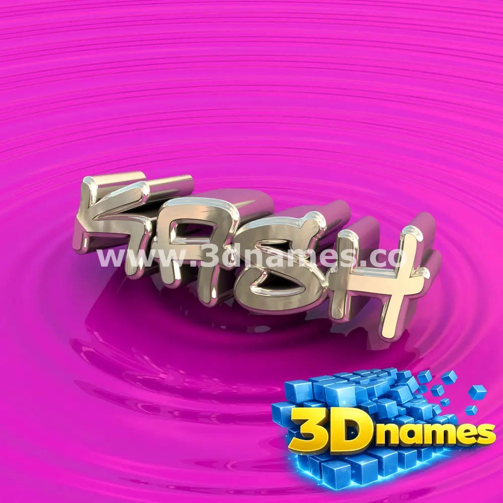 kash in Pink Graffiti style - 3D name wallpaper