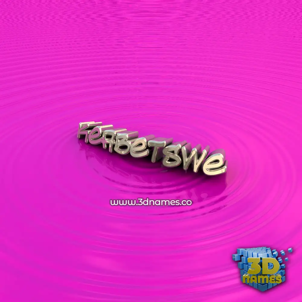 keabetswe in Pink Graffiti style - 3D name wallpaper