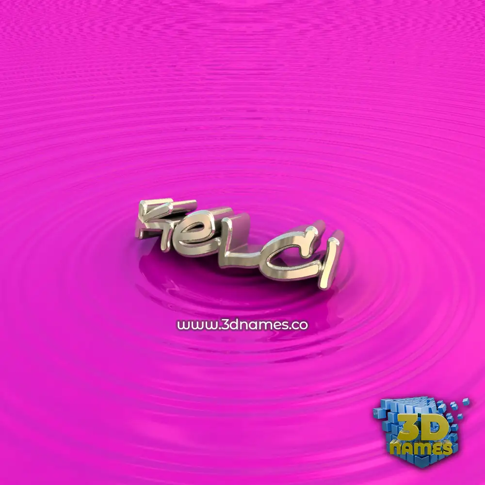 kelci in Pink Graffiti style - 3D name wallpaper