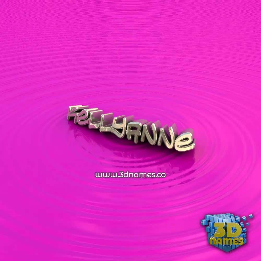 kellyanne in Pink Graffiti style - 3D name wallpaper