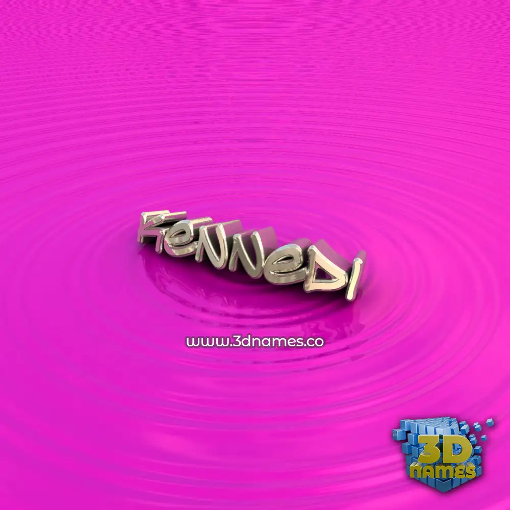 kennedi in Pink Graffiti style - 3D name wallpaper