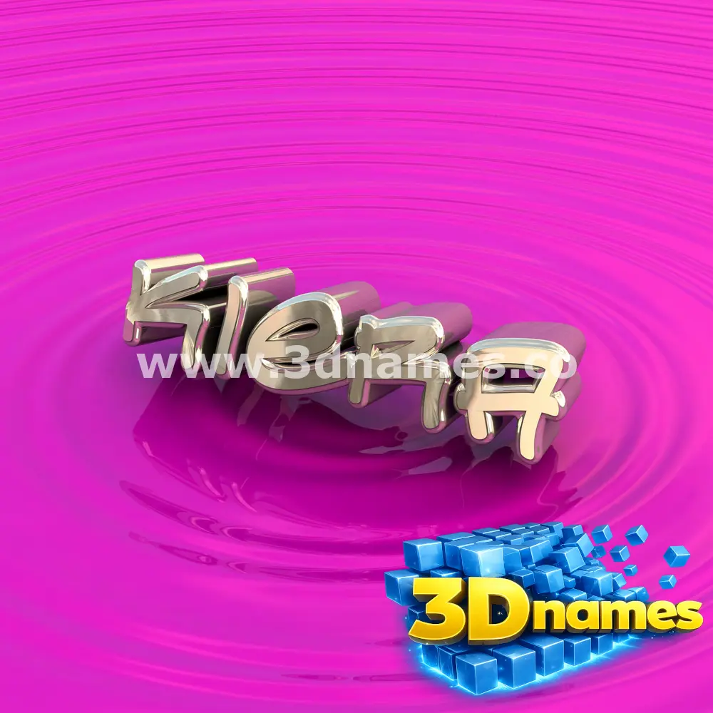 kiera in Pink Graffiti style - 3D name wallpaper
