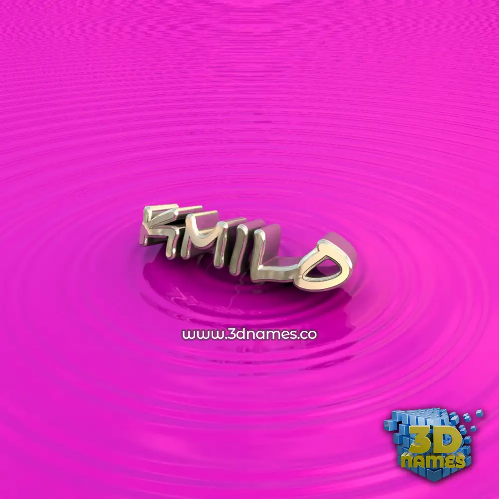 kmilo in Pink Graffiti style - 3D name wallpaper