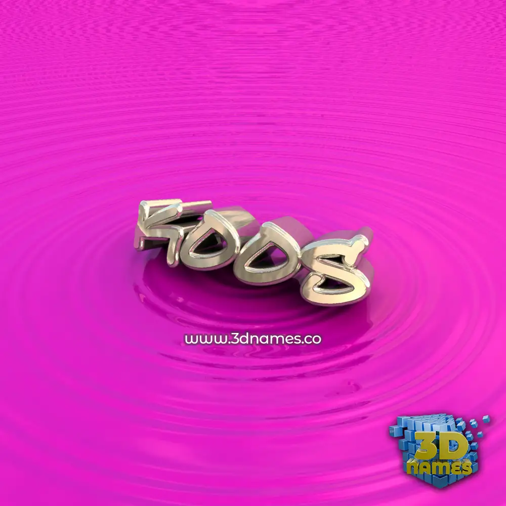 koos in Pink Graffiti style - 3D name wallpaper