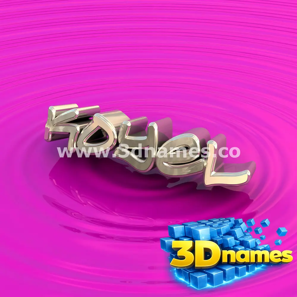 koyel in Pink Graffiti style - 3D name wallpaper