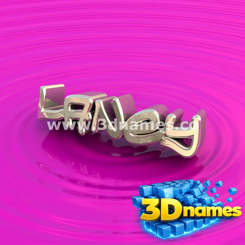 laney in Pink Graffiti style - 3D name wallpaper