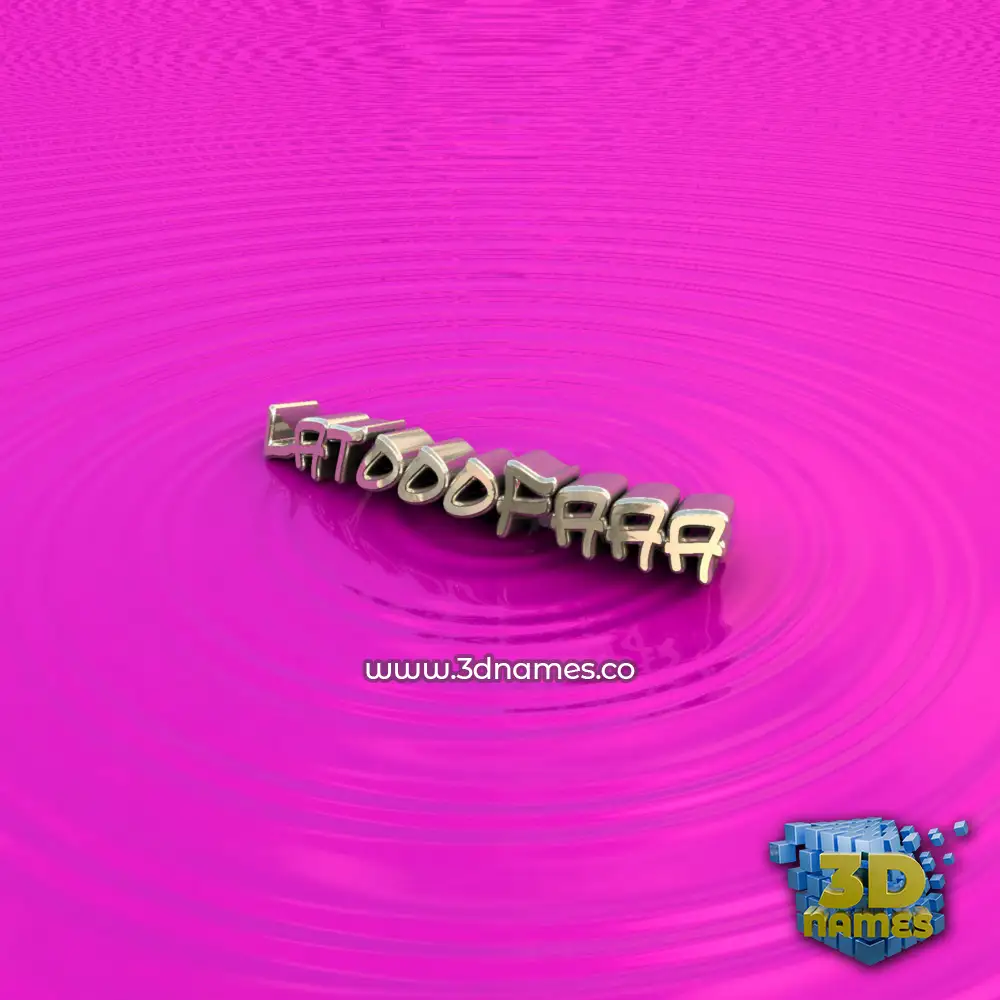 latooofaaa in Pink Graffiti style - 3D name wallpaper