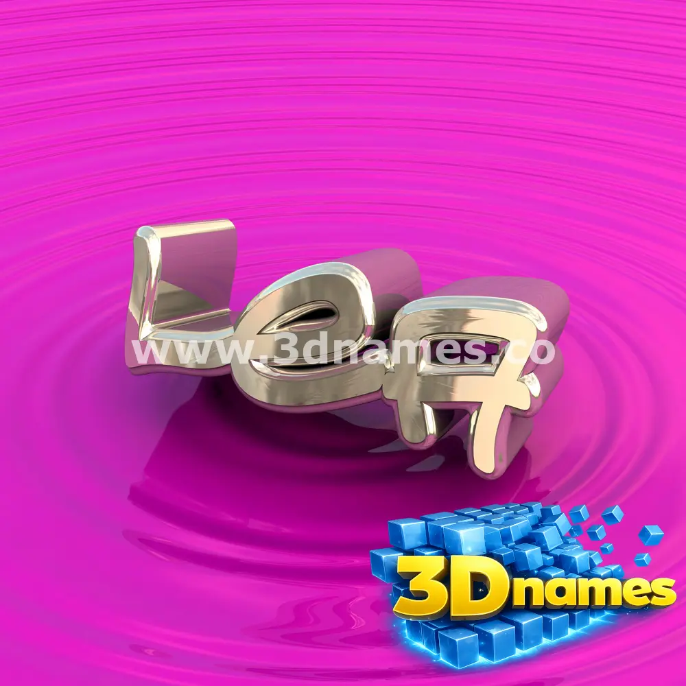 lea in Pink Graffiti style - 3D name wallpaper