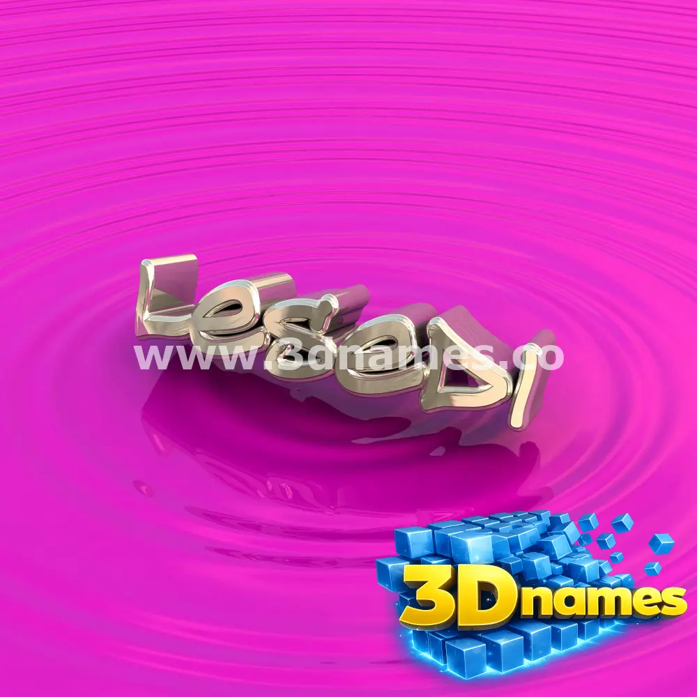 lesedi in Pink Graffiti style - 3D name wallpaper