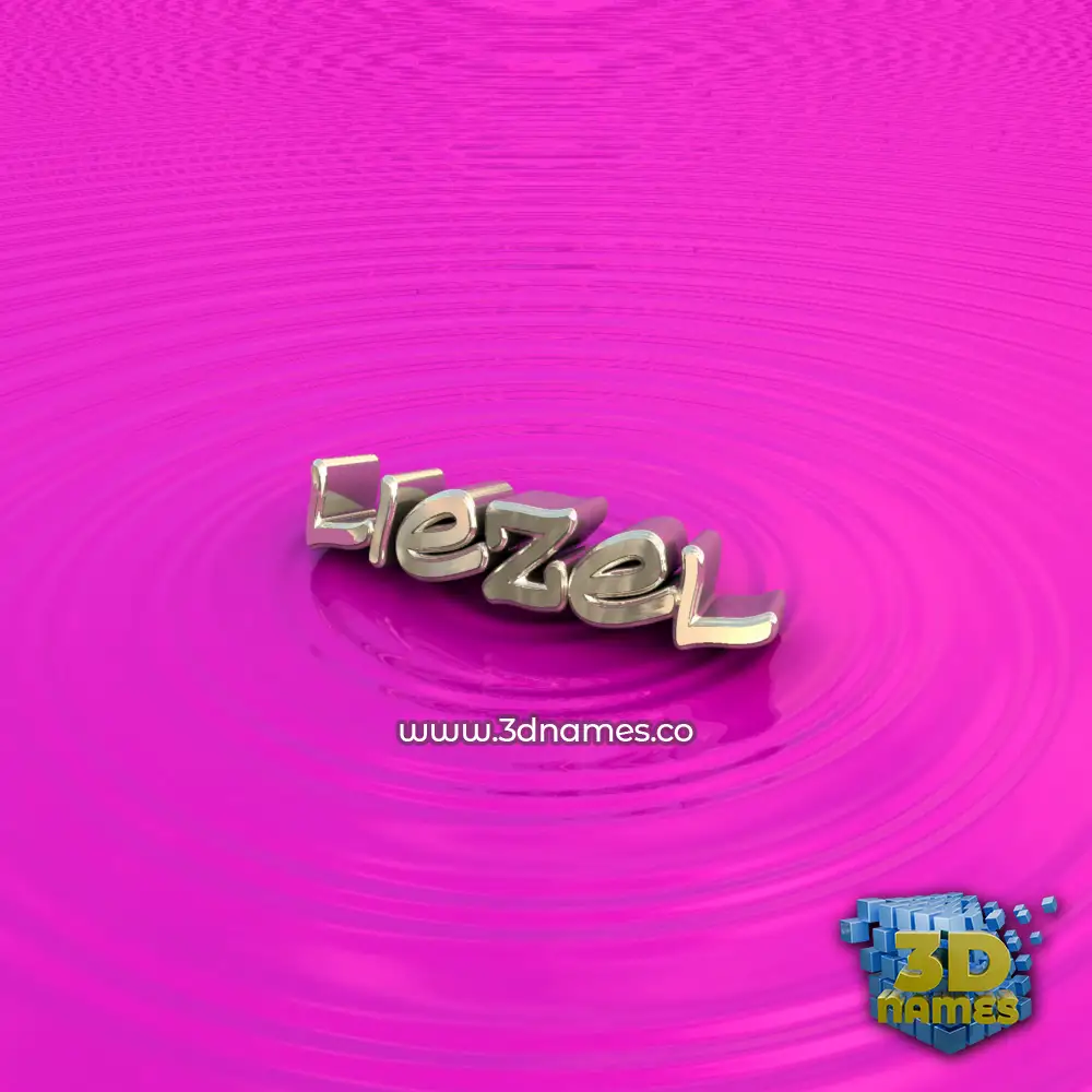 liezel in Pink Graffiti style - 3D name wallpaper