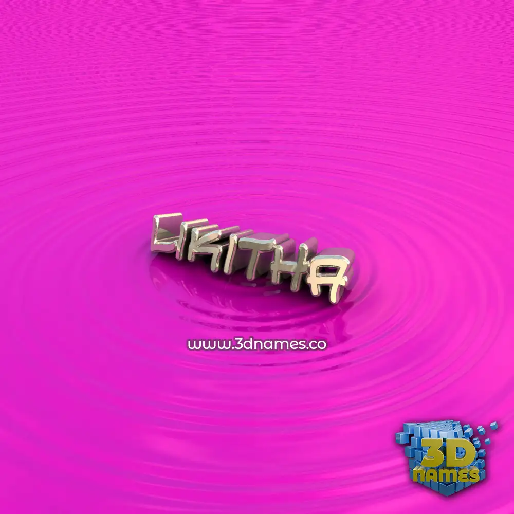 likitha in Pink Graffiti style - 3D name wallpaper
